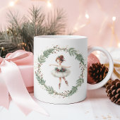 Schattigee magische kerstballerina koffiemok