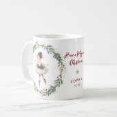 Schattigee magische kerstballerina koffiemok (Voorkant links)