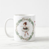 Schattigee magische kerstballerina koffiemok (Links)