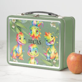 Schattigee magische regenboog dinosaurus Happy Bir