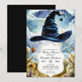 Schattigee Magische Tovenaar Pet Baby shower Kaart (Voorkant / Achterkant)