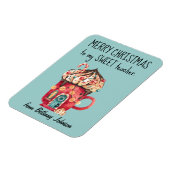 Schattigee magneet voor lieve leerkracht vrolijk k (Linkerzijde)