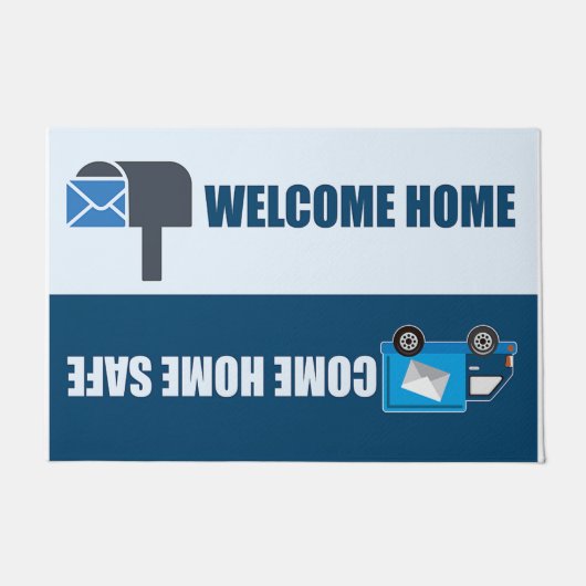 Schattigee Mailman Deurmat, Post Kantoor Decor Deurmat (Voorkant)