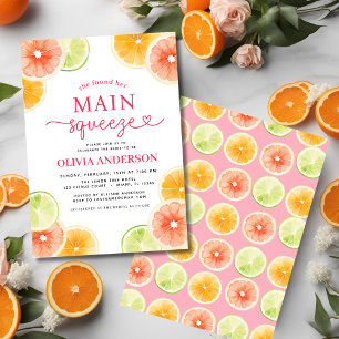 Schattigee Main Squeeze Citrus Vrijgezellenfeest S Kaart