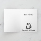 Schattigee Maine Coon Cat Verjaardag Kaart (Binnen)