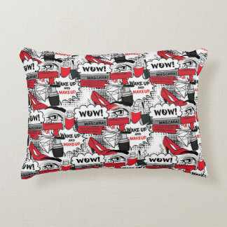 Schattigee make-up meisje kawaii beauty en glam Mo Accent Kussen
