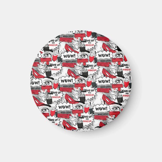 Schattigee make-up meisje kawaii beauty en glam Mo Magneet (Voorkant)