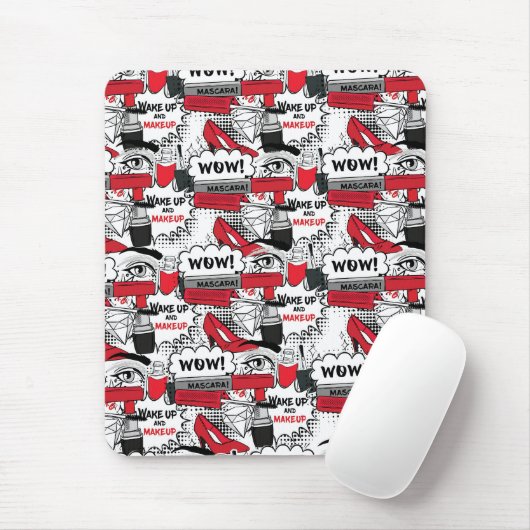 Schattigee make-up meisje kawaii beauty en glam Mo Muismat (Met muis)