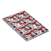 Schattigee make-up meisje kawaii beauty en glam Mo Notitieboek (Rechterzijde)