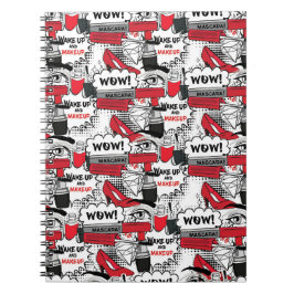 Schattigee make-up meisje kawaii beauty en glam Mo Notitieboek