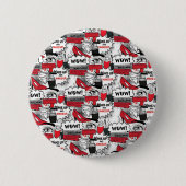 Schattigee make-up meisje kawaii beauty en glam Mo Ronde Button 5,7 Cm (Voorkant)