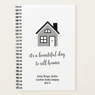 Schattigee makelaar / makelaar spiraalplanner planner