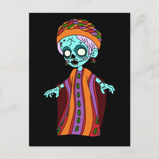 Schattigee Malinese zombie Briefkaart (Voorkant)