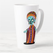 Schattigee Malinese zombie Latte Mok (Rechterhoek)