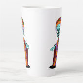 Schattigee Malinese zombie Latte Mok (Voorkant)