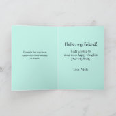 Schattigee Mallard Ducks Forest Pond Scene Vriends Kaart (Binnen)