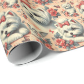  Schattigee Maltese hond Cadeaupapier (Rol Hoek)