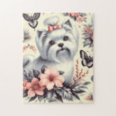  Schattigee Maltese illustratie Legpuzzel (Verticaal)