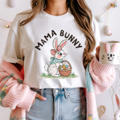 Schattigee Mama Bunny Pasen; Familie Pasen T-shirt
