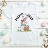 Schattigee Mama Bunny Pasen; Familie Pasen T-shirt