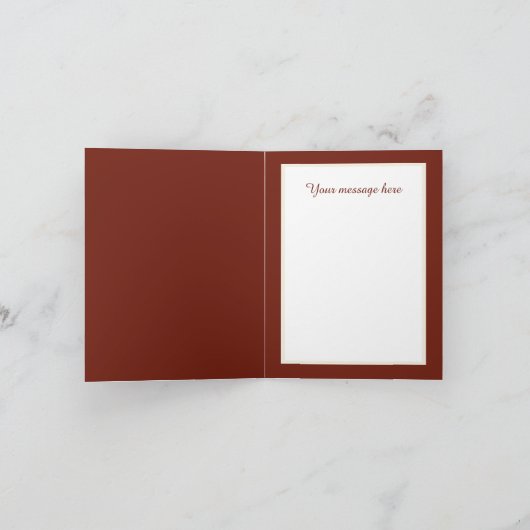 Schattigee mama en baby hert voeg je bericht toe bedankkaart (Binnen)