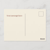 Schattigee mama en baby hert voeg je bericht toe briefkaart (Achterkant)