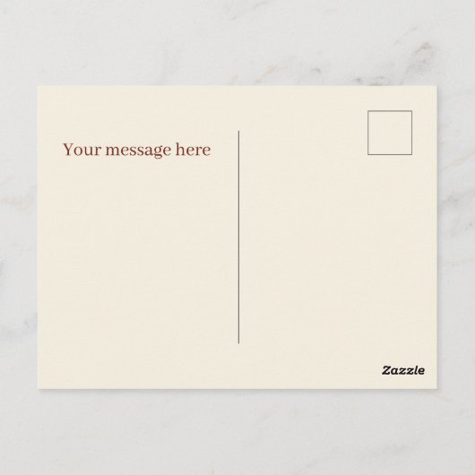 Schattigee mama en baby hert voeg je bericht toe briefkaart (Achterkant)