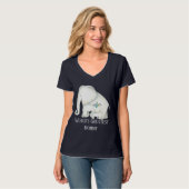 Schattigee mama en Baby olifant T-shirt (Voorkant volledig)