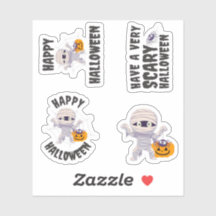 Schattigee mama halloween cheer Sticker pack