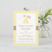 Schattigee mama naar bij baby douchevragen kaart (Staand voorkant)