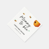 Schattigee mama om Baby shower bij te zijn Servet (Hoek)