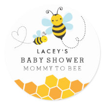 Schattigee mama om Baby shower Sticker