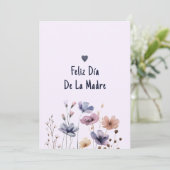 Schattigee mama Spaans Printable Happy Mothers Day Kaart (Staand voorkant)