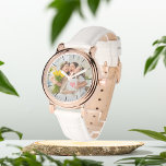Schattigee mama Voeg je foto toe eWatch Horloge<br><div class="desc">Cadeau voor haar,  voor moeder dochter vrouw</div>