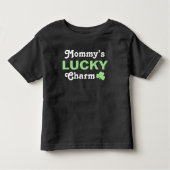 Schattigee mama's Lucky Charm Groene St Patricks D Kinder Shirts (Voorkant)