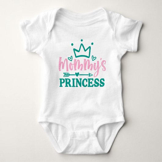Schattigee mama's prinses romper (Voorkant)