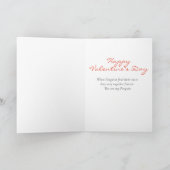 Schattigee man pinguïn liefde Valentijnsdag Kaart (Binnen)