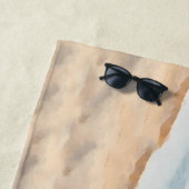 Schattigee Manatee Girl Strandlaken (In situ)