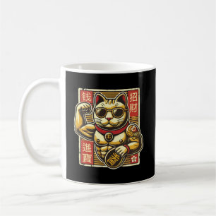 Schattigee  Maneki Neko Lucky Cat, Succes Geld Koffiemok