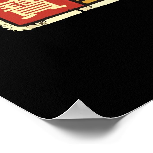 Schattigee  Maneki Neko Lucky Cat, Succes Geld Poster (Hoek)