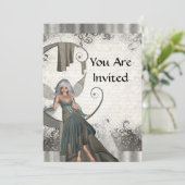 Schattigee manga fee kaart (Staand voorkant)