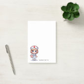 Schattigee Manga Verpleegster Blonde Haar Karikatu Post-it® Notes (Kantoor)