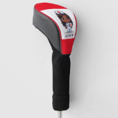 Schattigee Manga Zwarte Verpleegster Bruin Haar en Golfheadcover (Schuin)