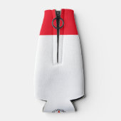 Schattigee Manga Zwarte Verpleegster Brunette Brui Flesjeskoeler (Achterkant)