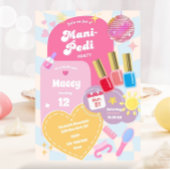 Schattigee Mani Pedi Pamper Spa Verjaardagsglans Kaart