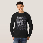 Schattigee Mannen Husky Pap T-shirt (Voorkant volledig)