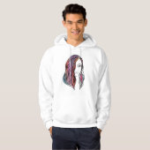 Schattigee mannen-T-shirt met een afbeelding Hoodie (Voorkant volledig)