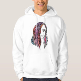 Schattigee mannen-T-shirt met een afbeelding Hoodie