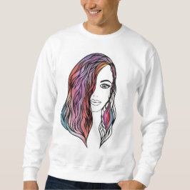 Schattigee mannen-T-shirt met een afbeelding Trui