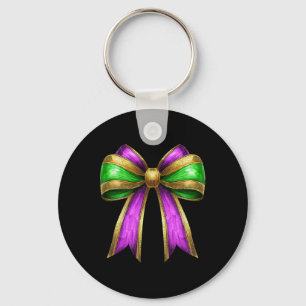 Schattigee Mardi Gras Jester Outfit Tiener Meisjes Sleutelhanger